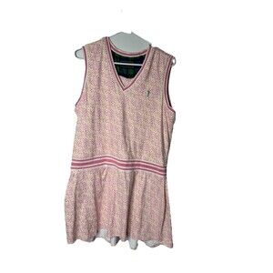 William Murray Golf Classic Women’s Dress, Pint Knot Print, XL Pink